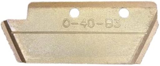 [C-40-B3-P] Series C and P Contact Shoe - 3" Long X 1/4" Wide (Package of 12)
